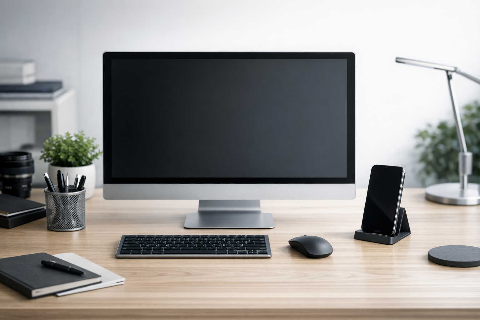 Modern office workspace